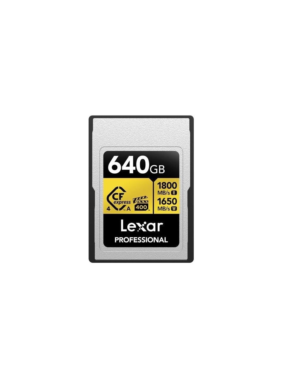 BIGBOY LEXAR 640GB LCAGOLD640G-RNENG CF-EXP PROFESSIONAL CFEXPRESS 4.0 TYPE A CARD GOLD SERIE UP TO 1800MB/S READ 1650MB/S WRITE VPG 40