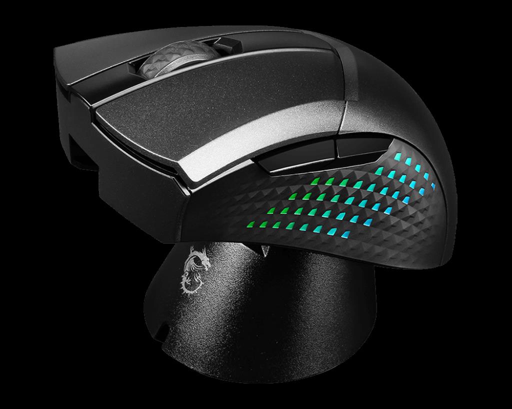 MSI  GG CLUTCH GM51 LIGHTWEIGHT WIRELESS GAMING MOUSE MAX 26000 DPI OPTIK SENSOR 7KEY WITH WHEEL RGB LED MYSTIC LIGHT KABLOSUZ OYUNC