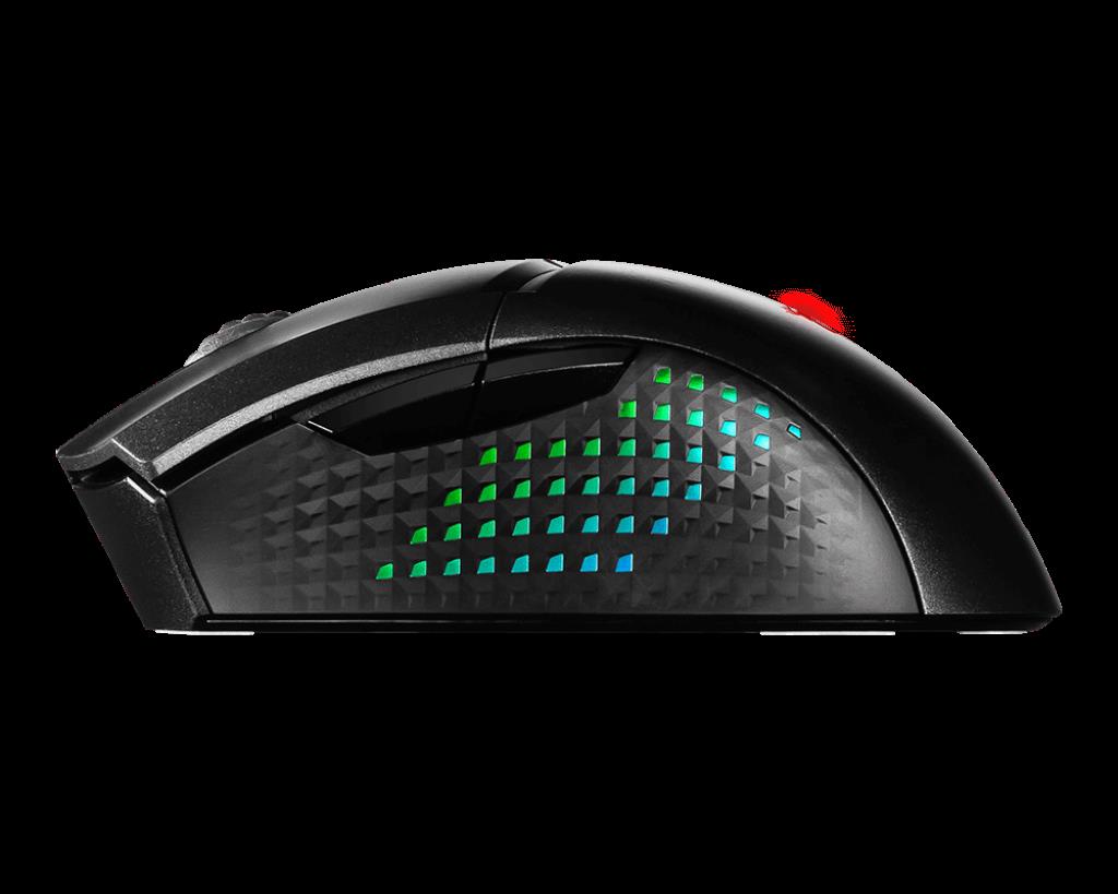 MSI  GG CLUTCH GM51 LIGHTWEIGHT WIRELESS GAMING MOUSE MAX 26000 DPI OPTIK SENSOR 7KEY WITH WHEEL RGB LED MYSTIC LIGHT KABLOSUZ OYUNC-39623