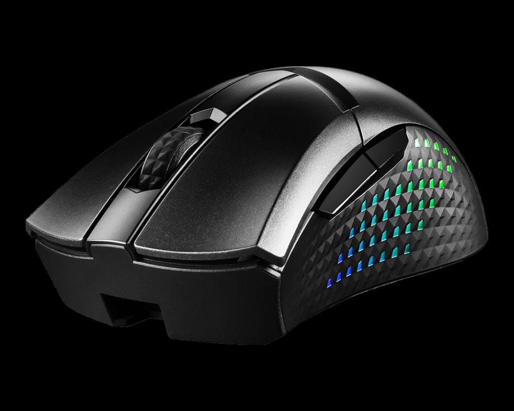 MSI  GG CLUTCH GM51 LIGHTWEIGHT WIRELESS GAMING MOUSE MAX 26000 DPI OPTIK SENSOR 7KEY WITH WHEEL RGB LED MYSTIC LIGHT KABLOSUZ OYUNC-39624