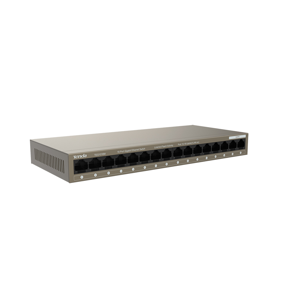 TENDA TENDA TEG1016M 16PORT 10/100/1000 GIGABIT SWITCH-27306