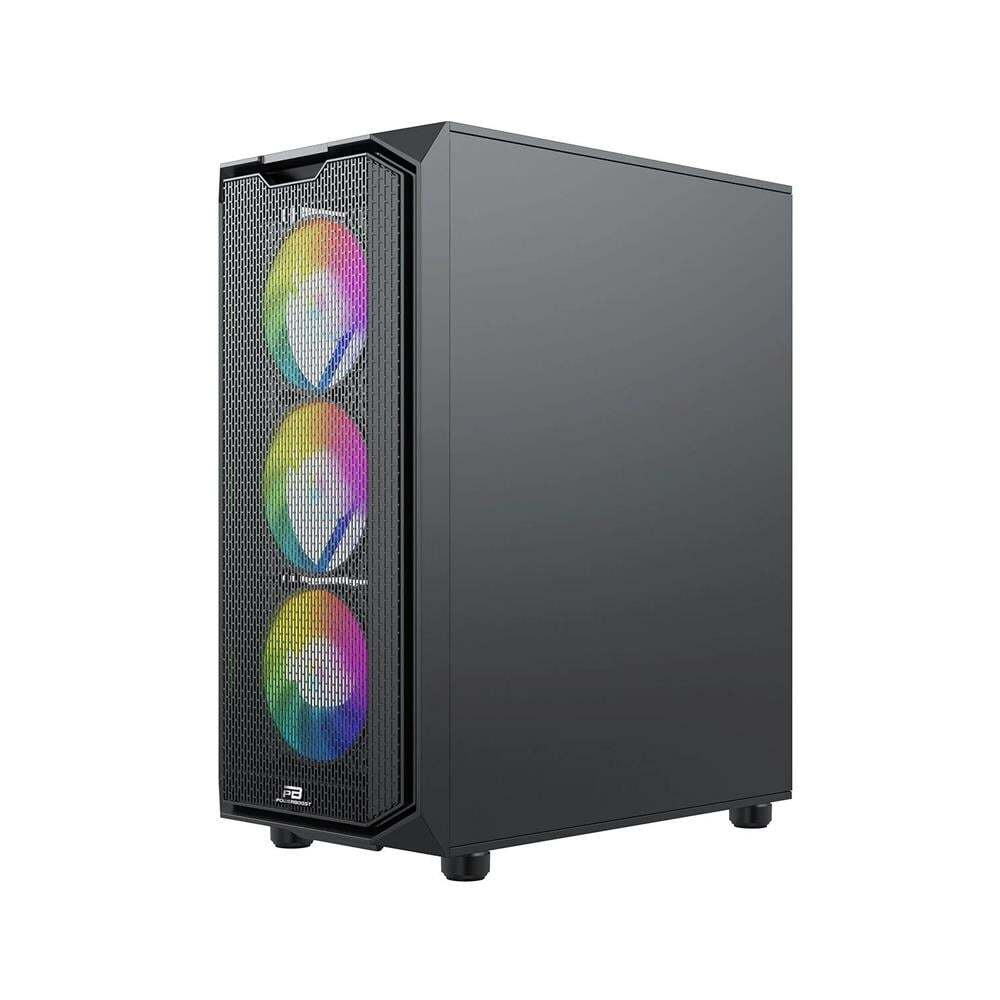 POWERBOOST PowerBoost PB-P521LBK 750w 80+ Bronze USB 3.0 ATX Mesh RGB fan siyah Kasa-60151