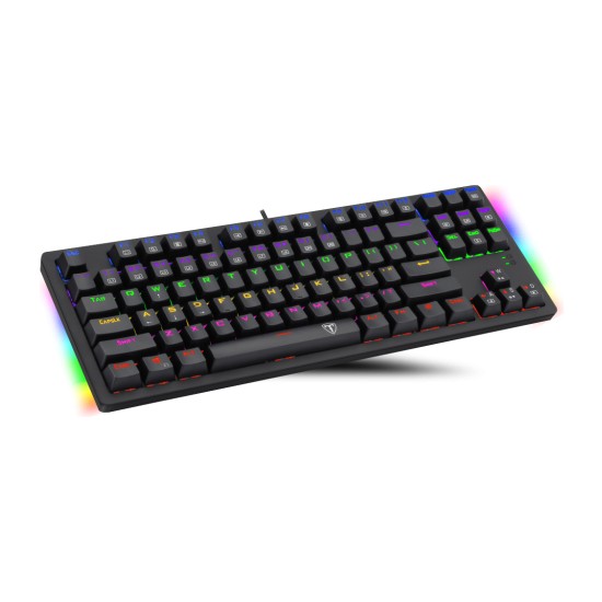 T-DAGGER T-DAGGER BALI, T-TGK311, USB Kablolu, Türkçe Q,  Rainbow RGB, Mechanical, Blue Switch, Gaming Klavye (Powered By REDRAGON)