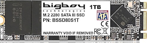 BIGBOY Bigboy 1TB 22x80mm M.2 Sata 3 Notebook SSD