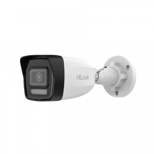 HILOOK HILOOK IPC-B120HA-LU, 2Mpix, 2,8mm Lens, H265+, Dual Light, 30Mt Gece Görüşü, Dahili Mikrofon, IP67, PoE, Bullet, IP Kamera