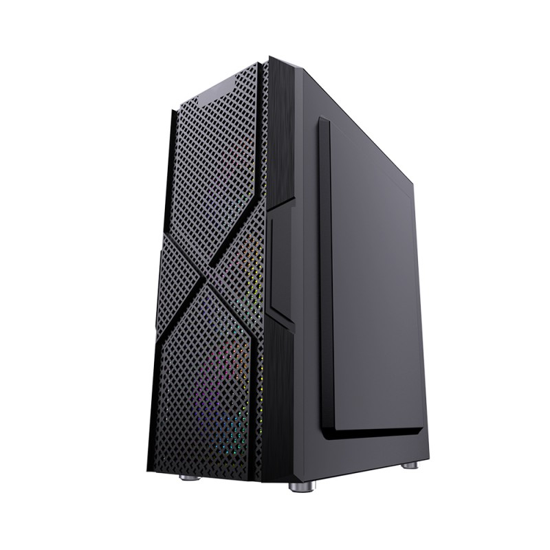 GAMEBOOSTER  gb-pw908b  usb 3.0, atx mesh, fixed rgb fan, siyah kasa-58993