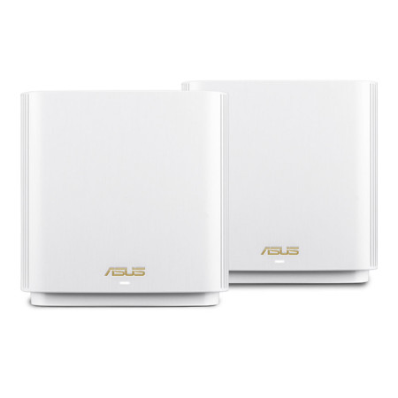 ASUS ASUS ZenWiFi XT8 (Beyaz, İkili Paket) Kablosuz Mesh Sistemi AX6600 WiFi6 Tri-Band AiProtection Pro AiMesh