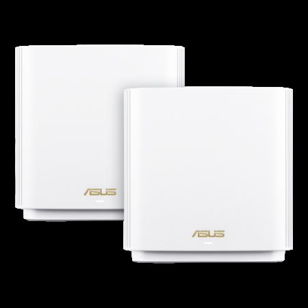 ASUS ASUS ZenWiFi XT8 (Beyaz, İkili Paket) Kablosuz Mesh Sistemi AX6600 WiFi6 Tri-Band AiProtection Pro AiMesh-54571