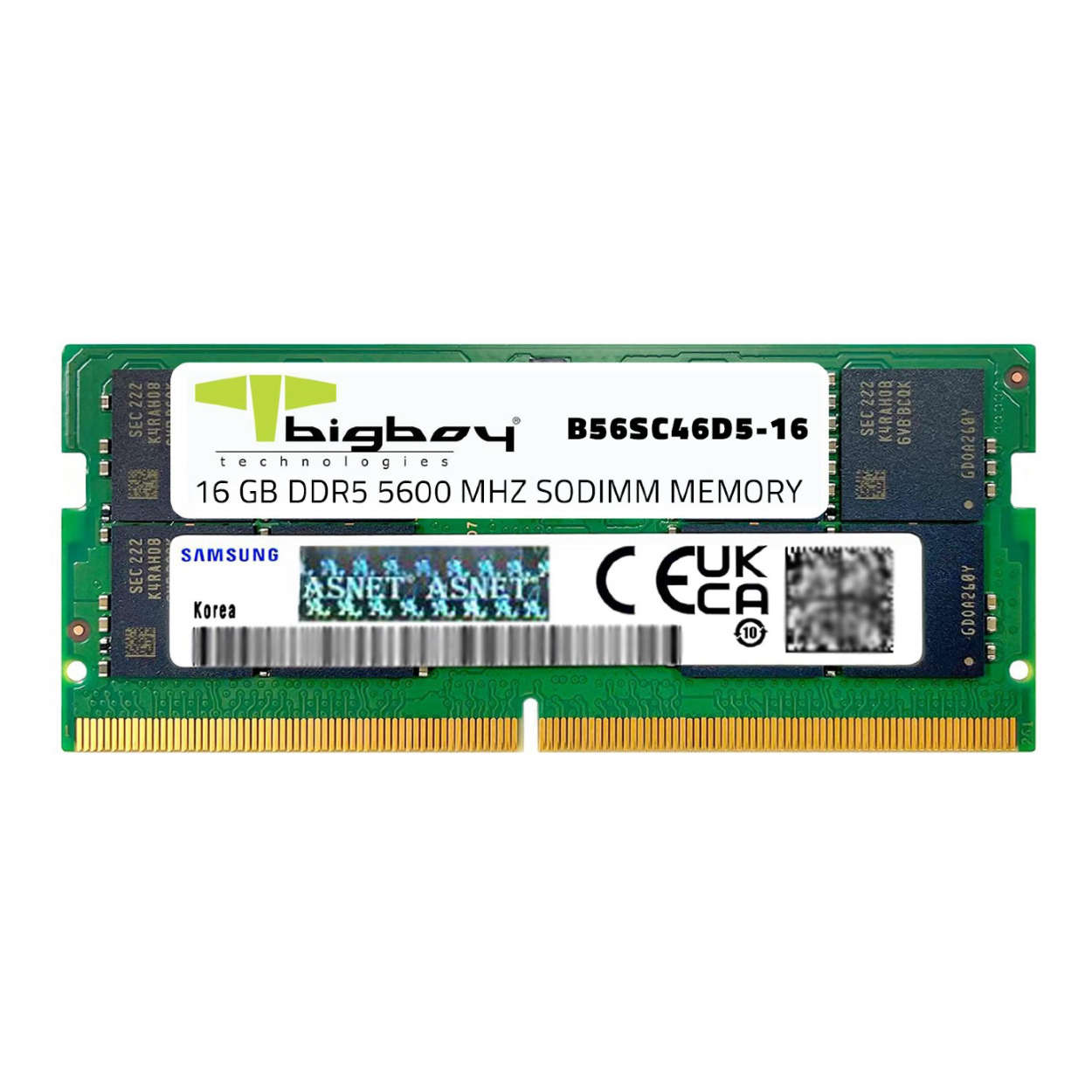 BIGBOY Bigboy 16GB DDR5 5600MHz CL46 Notebook Rami