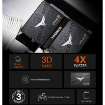 TEAM TEAM VULCAN Z 256GB 520/450MB/s SATA 3.0 SSD T253TZ256G0C101-66250