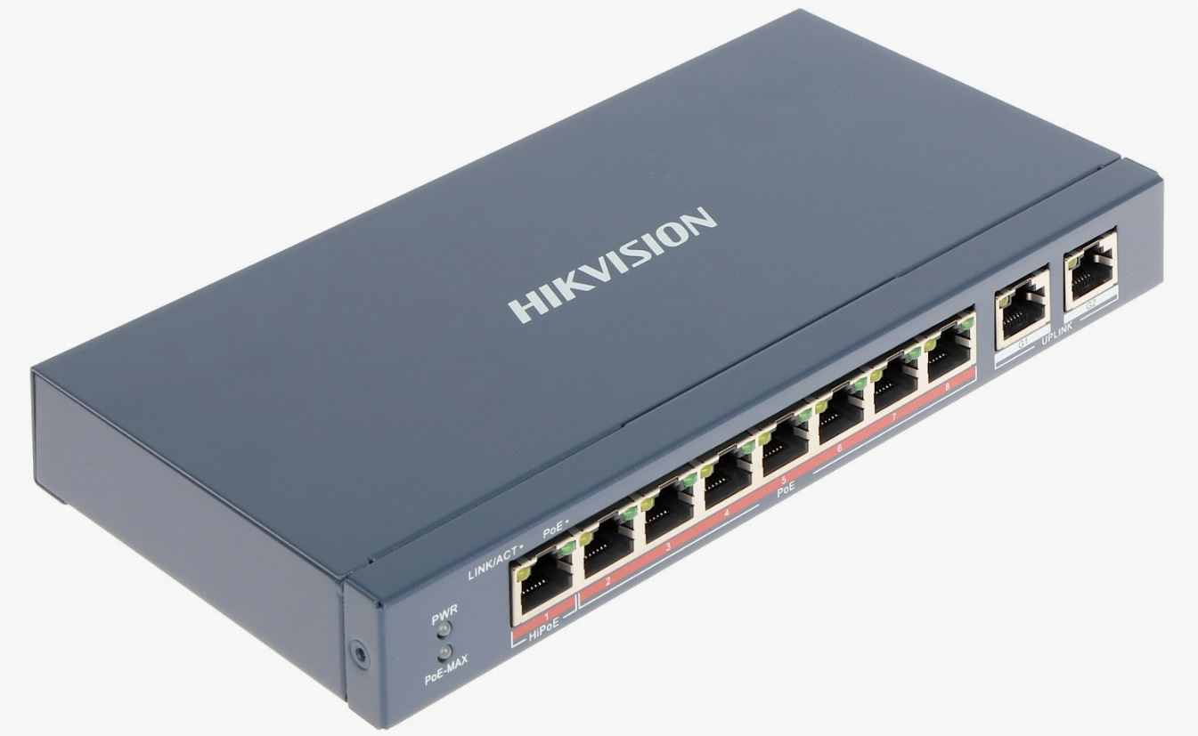 HIKVISION HIKVISION DS-3E0310P-E/M 8XFE+2XFE 65W POE SWİTCH