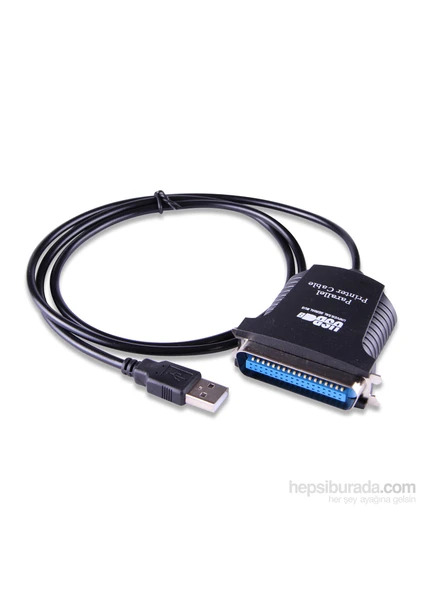 QPORT Qport 1.5 Metre Usb to LTP Paralel Port Çevirici Printer Kablosu (Q-PRLPT1.5)