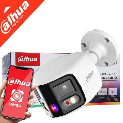 DAHUA DAHUA  IPC-PFW3849S-A180-AS-PV  2X4Mpix, 2,8mm Lens,H265+, 25Mt Gece Görüşü, IP67, Dahili Mikrofon, TiOC Duo Süper Geniş Açı Bul-40976