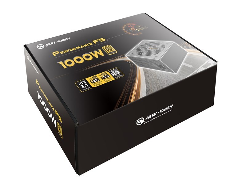 HIGHPOWER High Power 1000W 80+ Gold PCIE5.1 (Performance)-62355