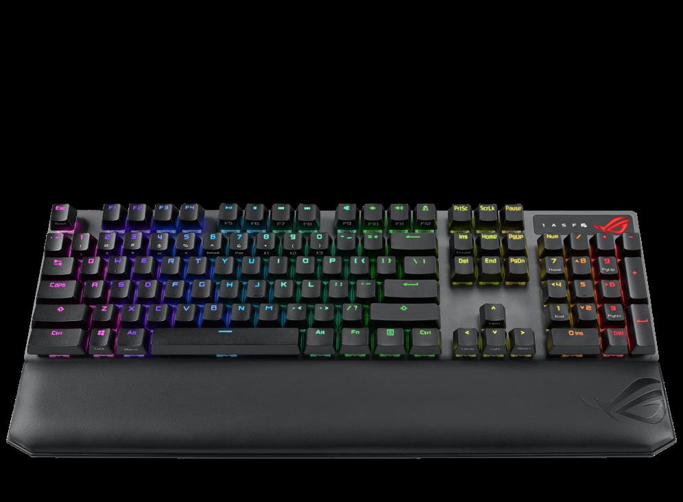 ASUS ASUS ROG STRIX SCOPE NX SNOW WIRELESS DELUXE OYUNCU KLAVYESİ 3 FARKLI BAĞLANTI (2.4GHz RF BLUETOOTH KABLOLU) ROG NX SNOW MEKANİK-40290