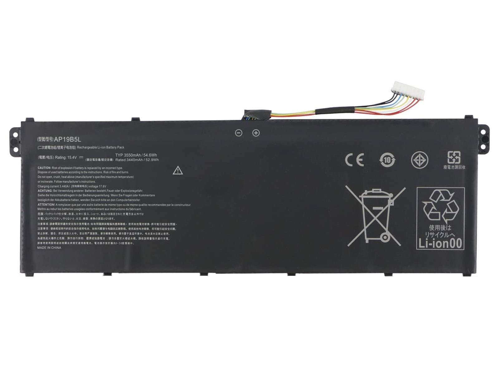 RETRO RETRO Acer Aspire AP19B5L 4-Cell Notebook Bataryası (52Wh)