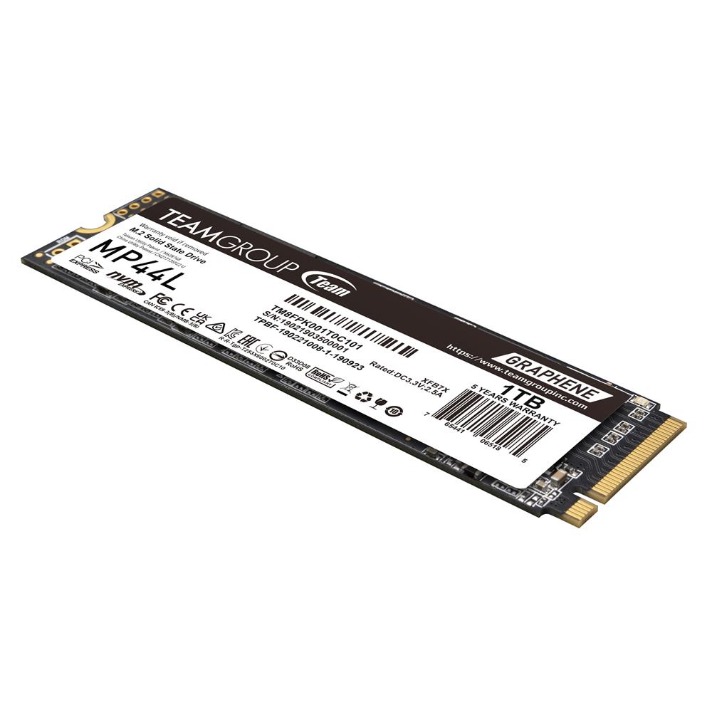 TEAM Team MP44L 1TB Gen4x4 5000/4500MB/s NVMe PCIe M.2 SSD Disk (TM8FPK001T0C101)-50117