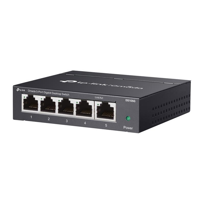 TP-LINK TP-LINK OMADA DS105G 5 PORT GIGABIT YÖNETİLEMEZ METAL KASA SWITCH -56974