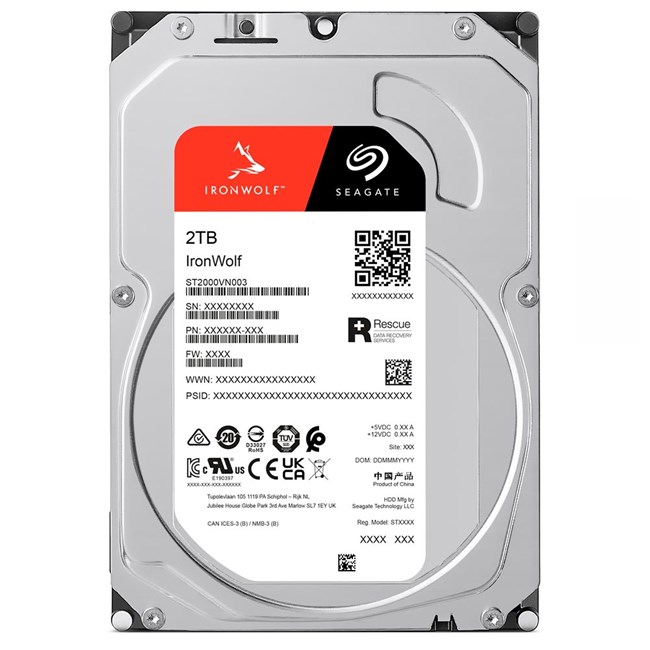 SEAGATE Seagate IronWolf 2TB 5900Rpm 64MB -ST2000VN003