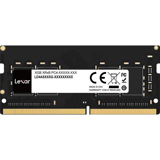 LD4AS032G-B3200GSST RAM NB DDR4 SO-DIMM 32GB 260 PIN 3200MBPS CL22 1.2V- BLISTER PACKAGE