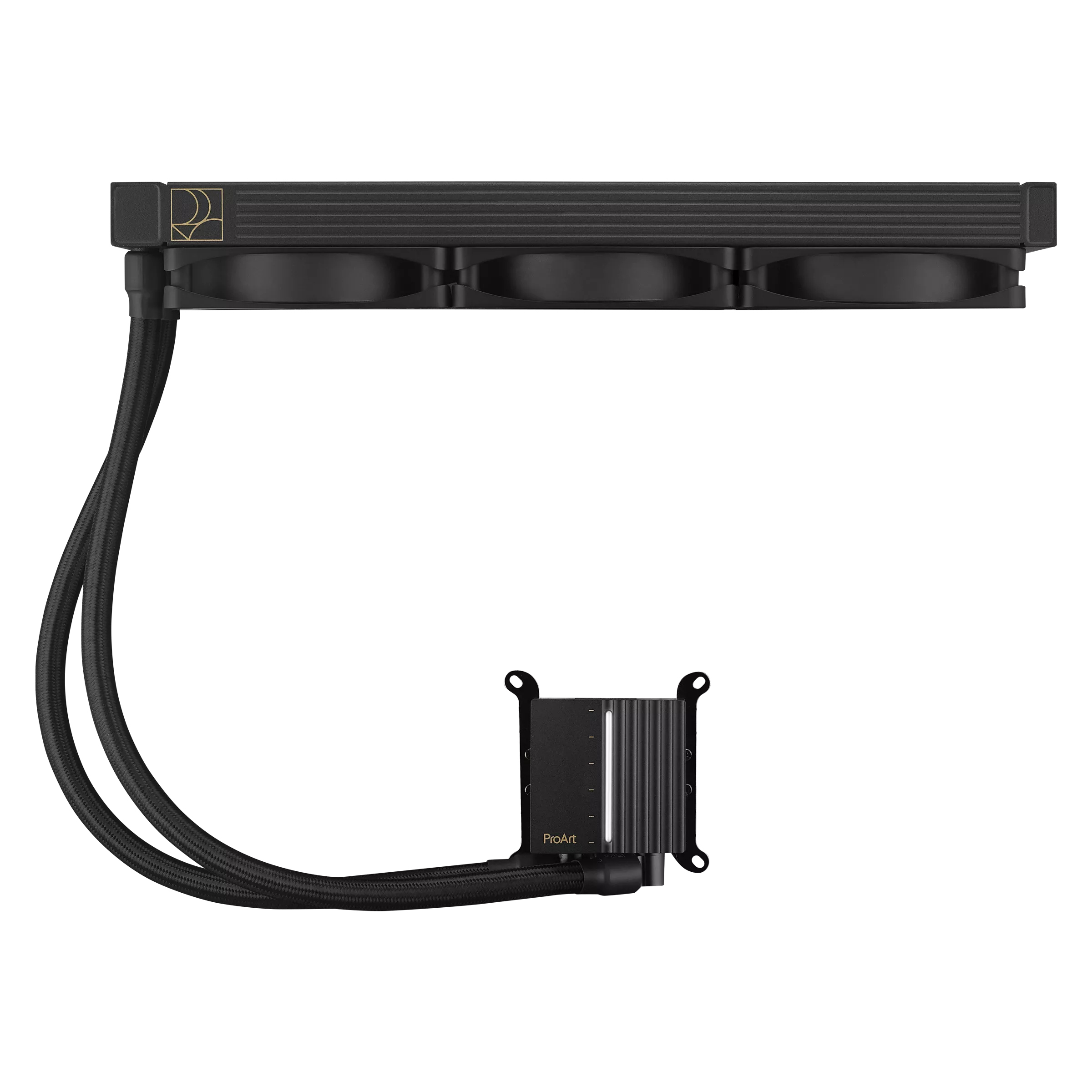 ASUS ASUS PROART LC 360 MM AYDINLATMALI SİSTEM DURUM GÖSTERGESİ VE ÜÇ MAT SİYAH ALPHACOOL APEX STEALTH METAL POWER FANLARI-46261