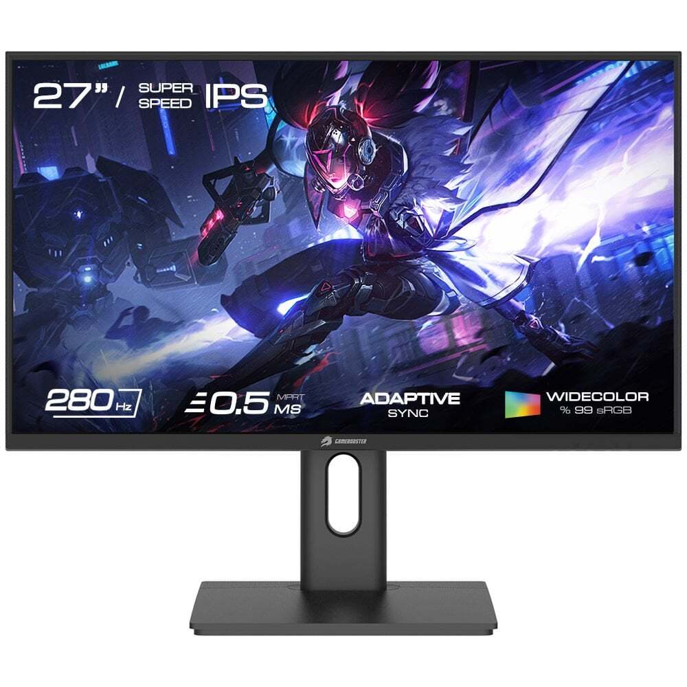 GAMEBOOSTER GameBooster GB-2729FF 27" 280hz SS IPS 0.5ms FHD FreeSync, G-Sync 2xHDMI,1+2DP1 Oynar Ayak Gaming-62272