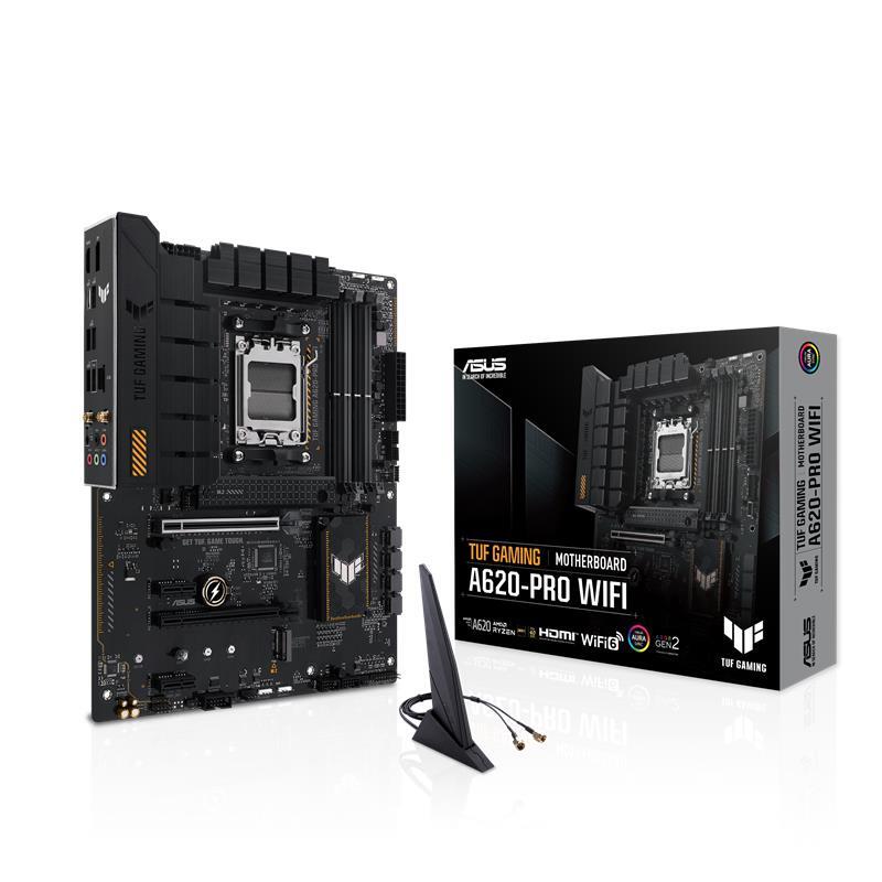 ASUS ASUS TUF GAMING A620-PRO WIFI DDR5 6400MHZ 1XHDMI 1XDP 2XM.2 USB 3.2 ATX AM5 (AMD AM5 7000 SER� ��LEMC� �LE UYUMLU) 