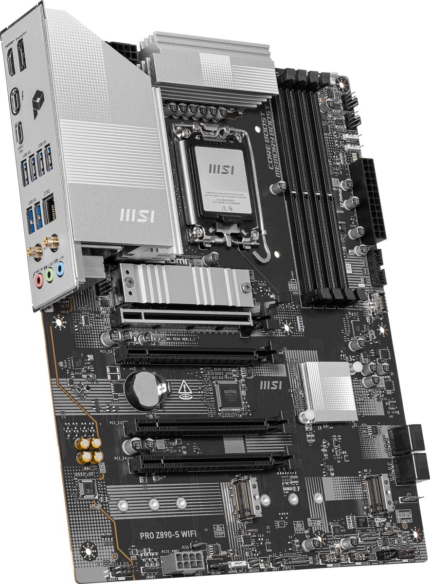 MSI MSI MB PRO Z890-S WIFI PZ SOKET 1851 DDR5 8800MHZ(OC) USB 20Gbps 3xM.2 1xTB4 HDMI DISPLAY 2.5G LAN WIFI7 ATX-59422