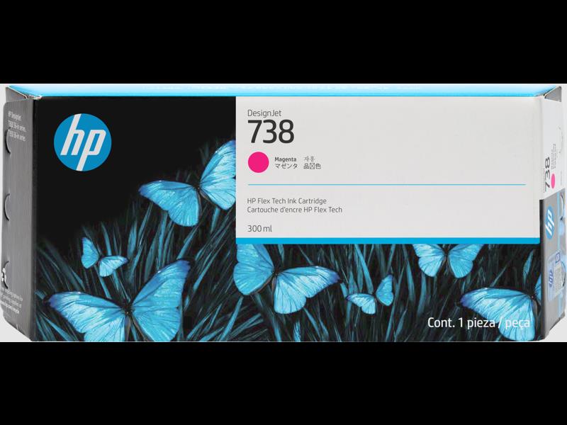 HP HP 676M7A Magenta DesignJet Ink Kartuş (738)