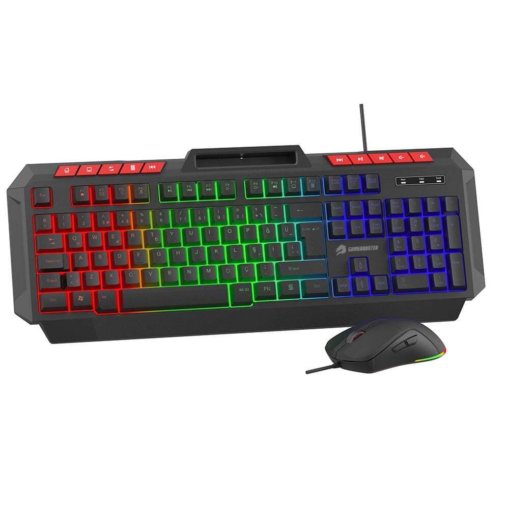 GAMEBOOSTER KM-11B Knight Siyah Klavye Mouse Set-62708