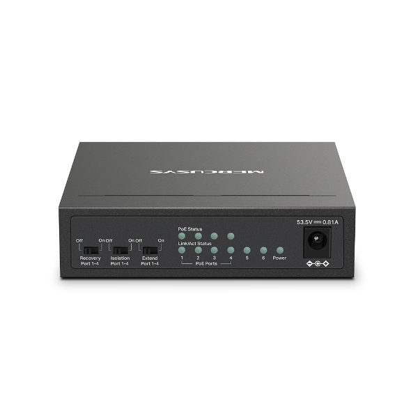 MERCUSYS TP-LINK MERCUSYS MS106LP 4 PORT 10/100 MASAÜSTÜ SWITCH (YÖNETİLEMEZ)-40866
