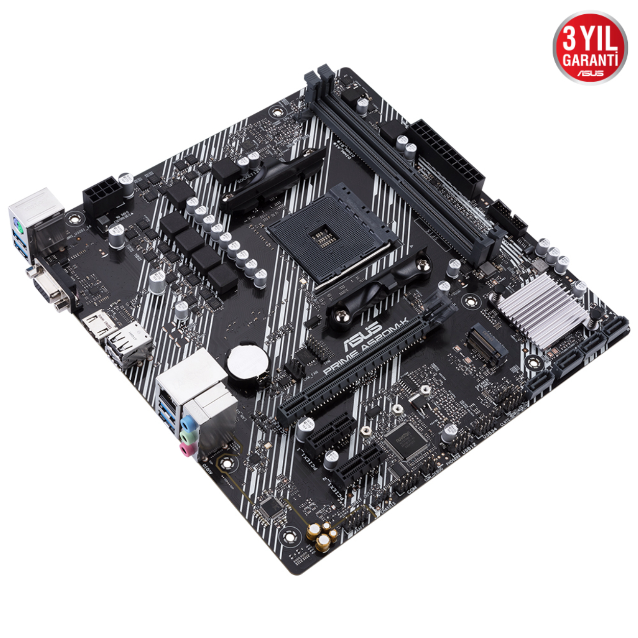ASUS Asus PRIME A520M-K AM4 DDR4 3200 HDMI DVI DP M2 USB3.2 mATX-26000