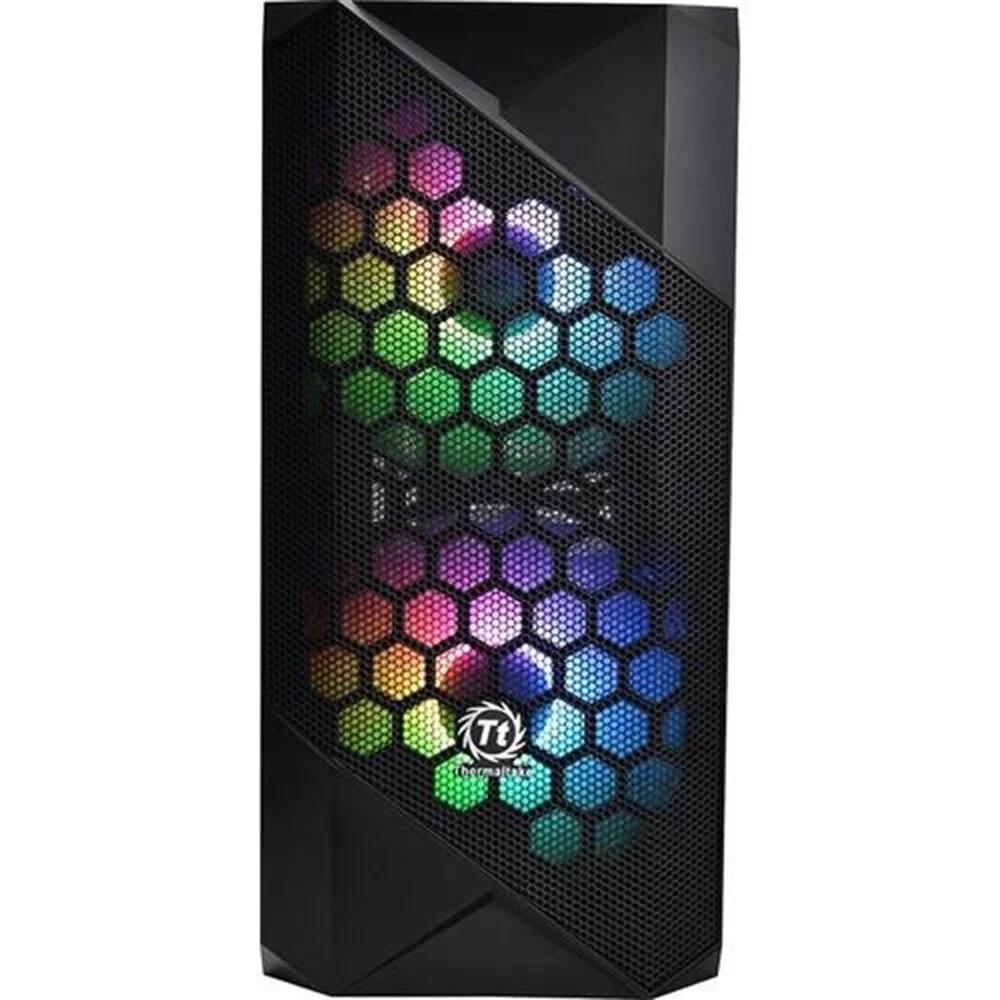 THERMALTAKE  versa t27 tg 750w 80+ argb 3x120mm fan mesh ön panel, pencereli oyuncu kasası-56085