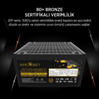 JAMES DONKEY James Donkey JDP650 APFC 12CM 650W Bronze 80+ Power Supply-67316