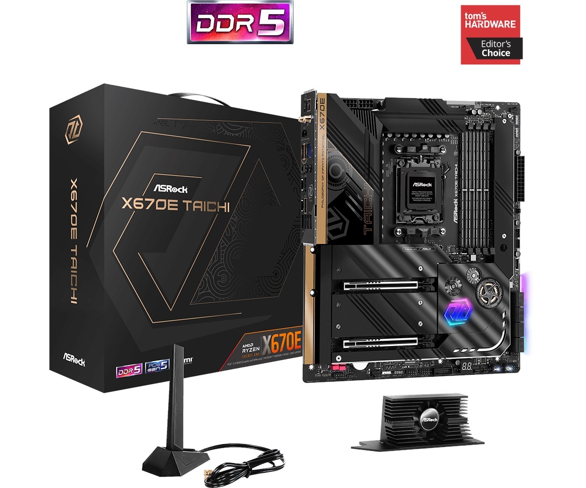 ASROCK ASROCK ANAKART - 90-MXBJ00-A0UAYZ- X670E TAICHI