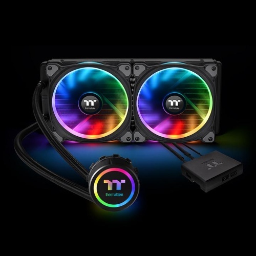 THERMALTAKE  floe riing plus rgb led fanlı 280mm tt premium edition sıvı soğutma kiti-62092