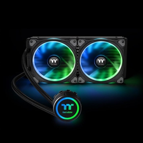 THERMALTAKE  floe riing plus rgb led fanlı 280mm tt premium edition sıvı soğutma kiti-62093