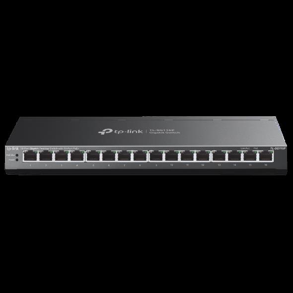 TP-LINK TP-LINK TL-SG116P 16PORT GIGABIT DESKTOP SWITCH 