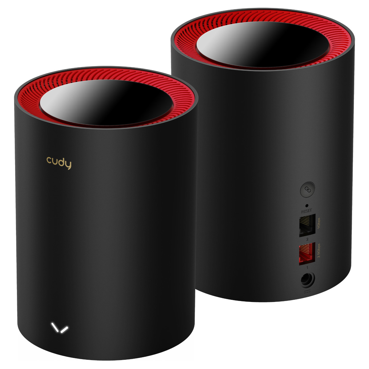 CUDY M3000 2-Pack AX3000Mbps 2.4GHz/5GHz AP/RE/WISP 2.5GE MU-MIMO Kablosuz 2'li Mesh Wi-Fi 6 Sistemi-61625