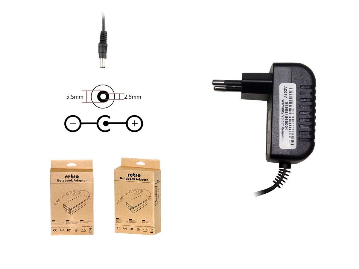 RETRO RETRO 25V 600mA 15W Switch-Mode (SMPS) Adaptör RPA-AC017