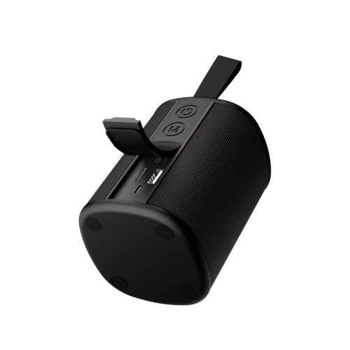 MIKADO MIKADO MD-26BT, 6W, Taşınabilir, USB/AUX/BT/TF, RGB Işıklı, 1200mAh, IPX66 Su Geçirmez, Bluetooth Speaker (Siyah)-55223