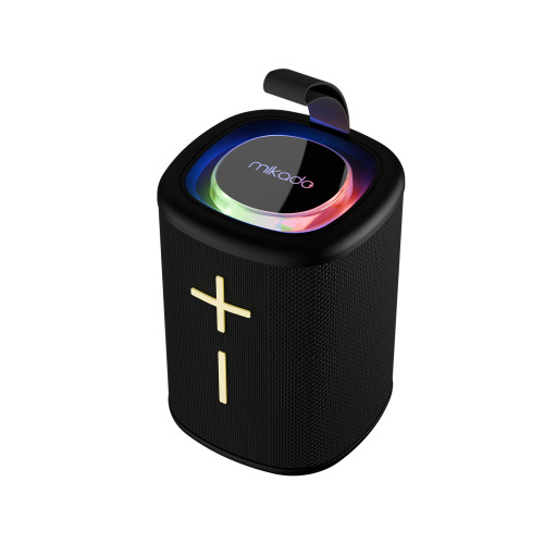 MIKADO MIKADO MD-26BT, 6W, Taşınabilir, USB/AUX/BT/TF, RGB Işıklı, 1200mAh, IPX66 Su Geçirmez, Bluetooth Speaker (Siyah)-55224