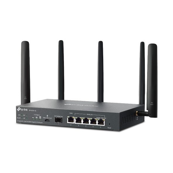 TP-LINK TP-LINK ER706W-4G OMADA 4G+ CAT6 AX3000 GIGABIT VPN ROUTER-48619