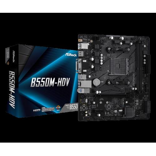 ASROCK ASROCK ANAKART - 90-MXBDJ0-A0UAYZ - B550M-HDV