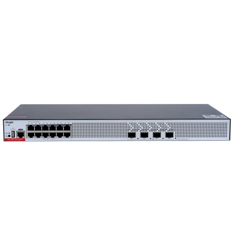 RUIJIE RUIJIE RG-CS83-12GT4XS-P 8 PORT 10/100/1000 8 PORT POE/POE+ 4-PORT 1G/10G SFP+ 370W LAYER 3 YÖNETİLEBİLİR +CLOUD MANAGED RACK MO