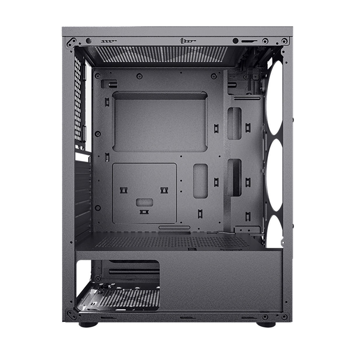 GAMEBOOSTER  gb-f3101b  usb 3.0, atx mesh, rgb fan, siyah kasa-60186