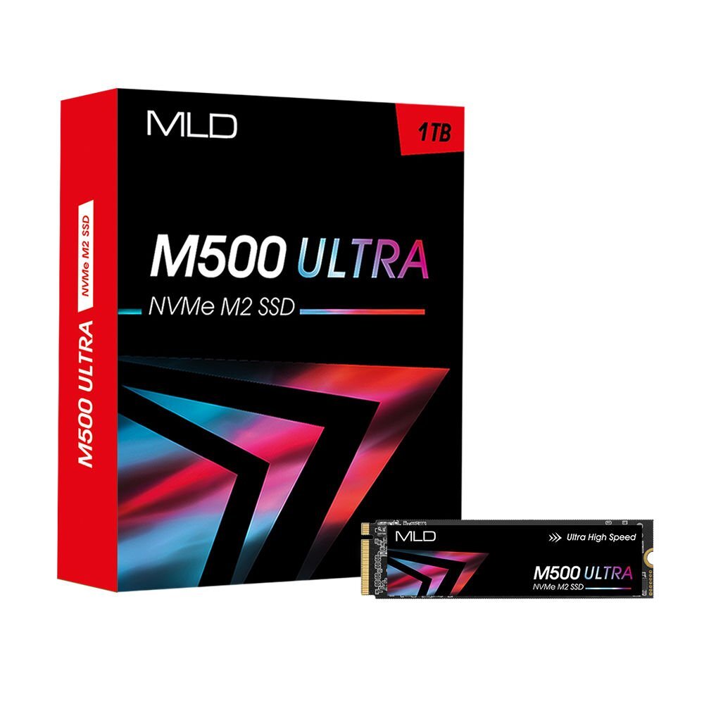 MLD MLD M500 ULTRA 1TB NVME 2280 Gen4x4 SSD R:7000/ W: 4700 MB-60111