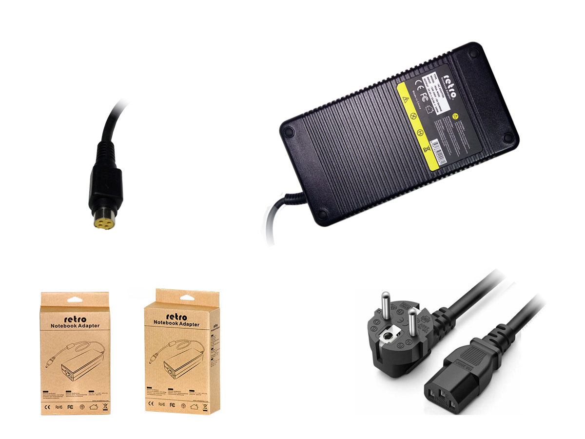 RETRO RETRO MSI 19.5V 16.9A 330W 4 Pin Notebook Adaptör RNA-MS01
