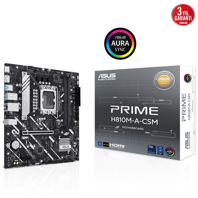 ASUS Asus Prime H810M-A Csm D5 1851P Hdmi Dp