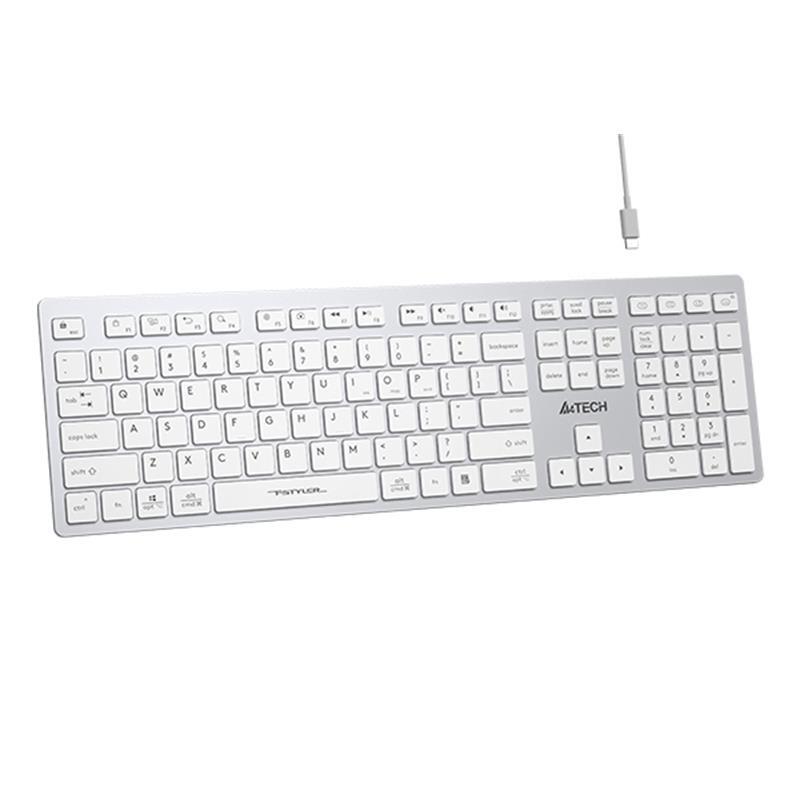 A4-TECH A4 TECH FBX50C BEYAZ BLUETOOTH+2.4G NANO MM SARJ EDILEBILIR KABLOSUZ KLAVYE -56881